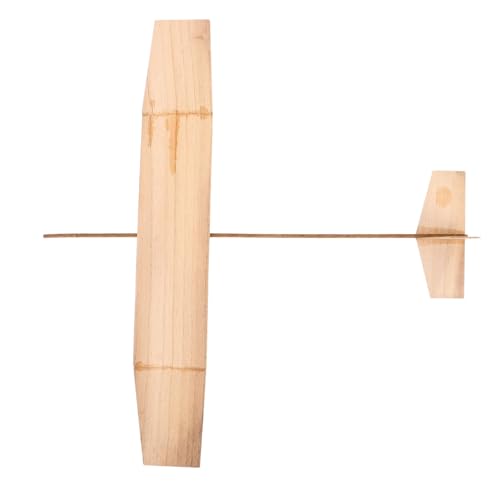 Vaguelly DIY-holzflugzeug-bausatz Für Kinder, Handgeworfenes Segelflugzeugmodell, 3D-bemalbares Holzhandwerksspielzeug Für Spiele Im Freien, Eltern-Kind-interaktion von Vaguelly