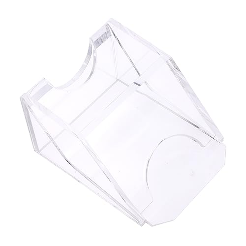 Vaguelly Dealer-Box-Stiefel Pokermatte Poker Spielkartenhalter Party Zahnstocher Automatisch Inhaber Pokerzubehör Getränk Fall Haushalts- -Dealer Handel Händler Hände Acryl von Vaguelly