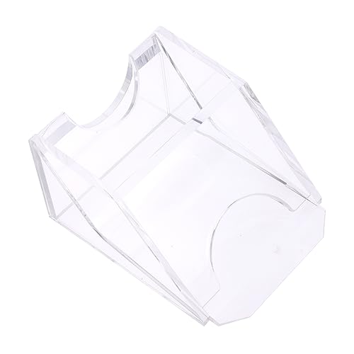 Vaguelly Dealer-Box-Stiefel Spender Tragbarer -Schuh Kartenhändler Inhaber Kartenzubehör Kartenautomat Spiel Gerecht Pokerzubehör Zahnstocher Stand Code Serviert Pokermatte Acryl von Vaguelly