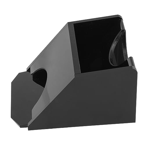 Vaguelly Dealer-Box-Stiefel Spielschuh Kartenspiele Kartenschuh des Händlers rostfrei em spielkartenhalter Spielkarten verteiler wasserdichter Kartenschuh Kartenzubehör Acryl Black von Vaguelly