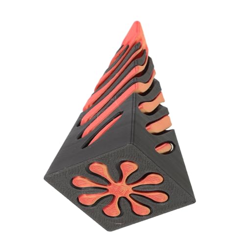 Vaguelly Gedruckte Spiral Fidget Spielzeug Unmögliche Pyramidenskulptur Für Erwachsene Und Innovatives Entspannungsspielzeug Für Schreibtisch Und Zuhause Lustiges Illusion Spielzeug von Vaguelly