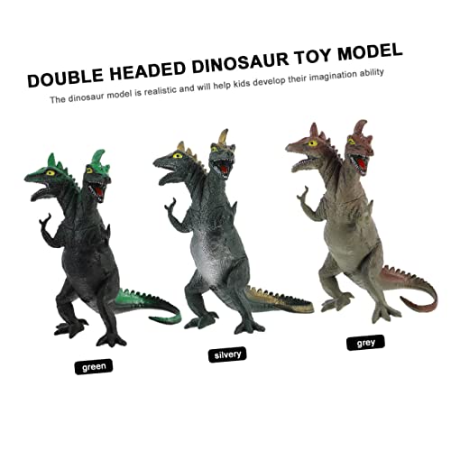 Vaguelly Dinosaurier Für Große Klingende Doppelkopf Figur Interaktives Dinosaurier Modell Mit Geräuschen Perfektes Für Dinosaurier Fans von Vaguelly