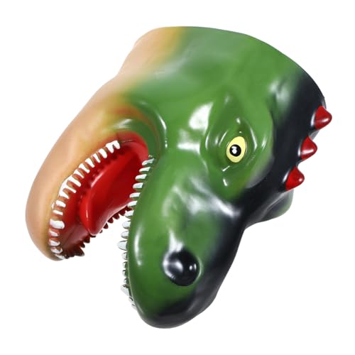 Vaguelly Dinosaurier Handpuppe aus Weichem Lustiges Fingerpuppenspielzeug für Geschichtenerzählen und Rollenspiele für Geburtstagsgeschenke und Frühkindliche Bildung Grün Vaguelly Dinosaurier Handpuppe aus Weichem Lustiges Fingerpuppenspielzeug für Geschichtenerzählen und Rollenspiele für Geburtstagsgeschenke und Frühkindliche Bildung Grün von Vaguelly