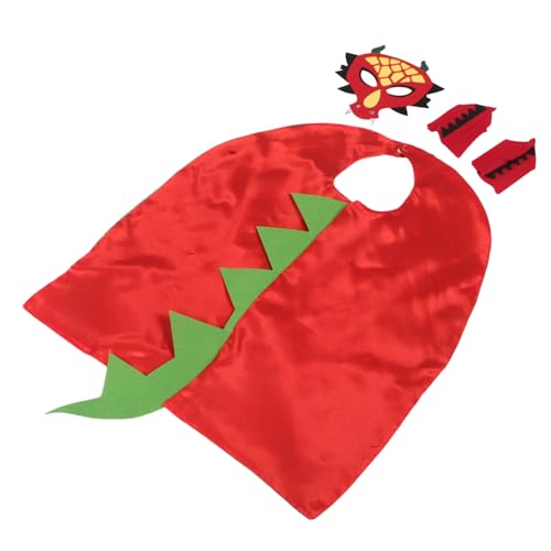 Vaguelly Dinosaurier Kostümset für Umhang und Maske Weicher Atmungsaktiver Stoff Langlebige Verarbeitung Rollenspiel Zubehör für Halloween und Geburtstagsfeiern Vaguelly Dinosaurier Kostümset für Umhang und Maske Weicher Atmungsaktiver Stoff Langlebige Verarbeitung Rollenspiel Zubehör für Halloween und Geburtstagsfeiern von Vaguelly