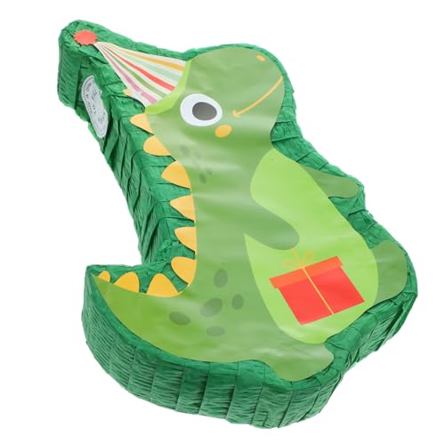 Vaguelly Dinosaurier Pinata Partydeko mit Lebendigem Grün Papiermaterial Wiederverwendbar für Kindergeburtstag Festliche Feier Fotorequisite und Spielspaß Vaguelly Dinosaurier Pinata Partydeko mit Lebendigem Grün Papiermaterial Wiederverwendbar für Kindergeburtstag Festliche Feier Fotorequisite und Spielspaß von Vaguelly