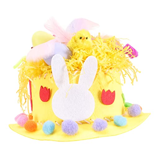 Vaguelly Diy Ostern Bastelset Hasenohren Hut Material für Kindergarten Kreative Kopfbedeckung Gelb Leicht Bequem Fördert Fantasie und Praktische Fähigkeiten Vaguelly Diy Ostern Bastelset Hasenohren Hut Material für Kindergarten Kreative Kopfbedeckung Gelb Leicht Bequem Fördert Fantasie und Praktische Fähigkeiten von Vaguelly