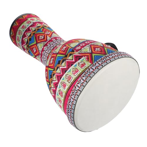 Vaguelly Djembe Für Kindertrommel Djembe-Trommel Afrikanische Trommeln Frühes Musikspielzeug Percussion- Bunte Afrikanische Djembe Schlaginstrument Bunte Trommel Abs von Vaguelly