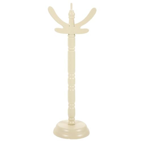 Vaguelly Doll Clothes Coat Tree aus Holz Kleiderständer für Puppenbekleidung und Hüte Robustes Puppenzubehör für Kreatives Spiel und Stilvolle Präsentation von Vaguelly