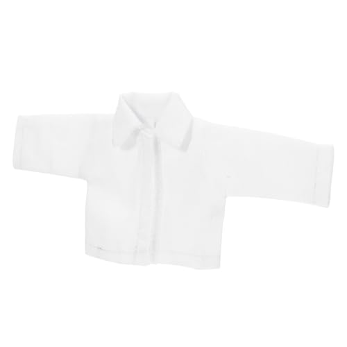 Vaguelly Puppenkleidung Miniatur Shirt für Bjd Puppen Zartes Puppenhemd Selbstgemacht Puppenzubehör für Puppenhaus Zubehör Dekoratives Outfit für Kinder von Vaguelly