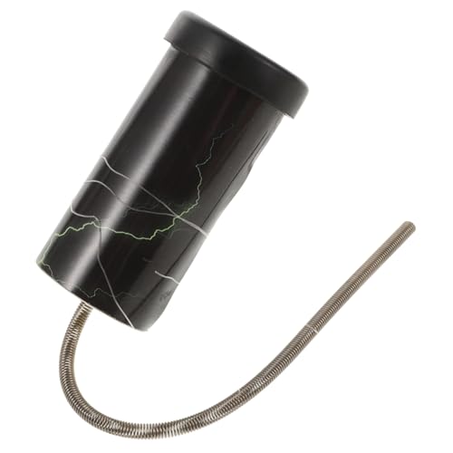 Vaguelly Donnermacher Donnerrohr Zarter Donnerklang Instrument Donnertrommeln Tamburin Trommel Ozeanwellen Perlentrommel Donnerklangmacher Horn Schwarzes Holz von Vaguelly