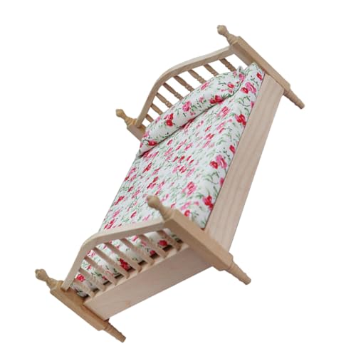 Vaguelly Doppelbett Blumenbett Puppenhausbett Mini-Bett- Puppenhaus-bettverzierung Puppenhaus Minibett Puppenstubenbett Schmücken Puppenhaus-Bett-Modell Holz Vaguelly Doppelbett Blumenbett Puppenhausbett Mini-Bett- Puppenhaus-bettverzierung Puppenhaus Minibett Puppenstubenbett Schmücken Puppenhaus-Bett-Modell Holz von Vaguelly
