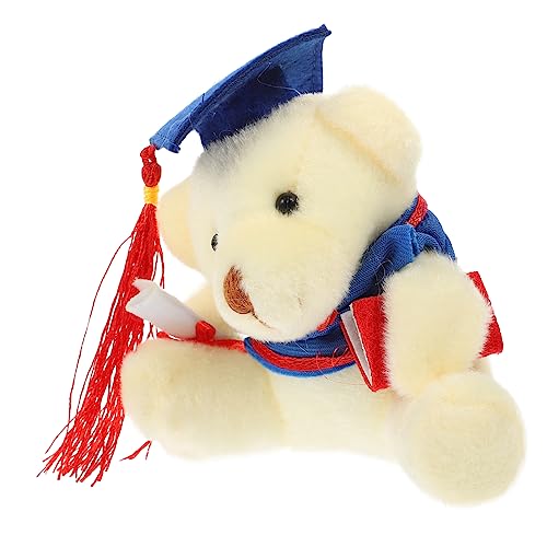 Vaguelly Dr. Bär Schlüsselanhänger Kawaii Schlüsselanhänger Bär Puppe Schlüsselanhänger Plüsch-bären-Charme Gefüllter Anhänger Bezaubernder Schlüsselanhänger Partyartikel Für Stoff von Vaguelly