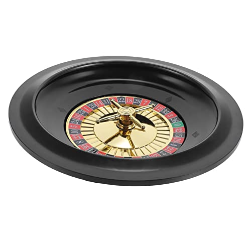 Vaguelly Drehendes Poker Rad Spiel Roulette Set für Partys und Spieleabende Unterhaltsame Spiel Attraktion für Familie und Freunde Stabil und Kompakt für Jede von Vaguelly