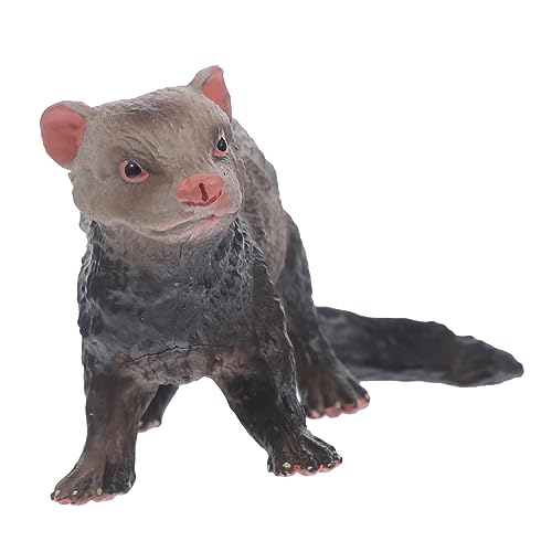 Vaguelly Echte Frettchen Figurine Realistisches Modell Für Kognitive Spielzeugfigur Aus Lernspielzeug Für Tierliebhaber Ideal Als Dekoration Oder von Vaguelly