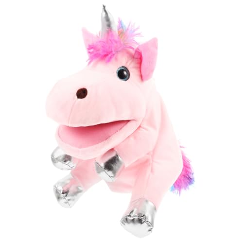 Vaguelly Einhorn Handpuppe interaktives Interactive Toys zabawki stymulujące rozwój kinderpuppen Geschichtenerzählendes Handspielzeug dekorative Einhornpuppe PP Baumwolle Rosa Vaguelly Einhorn Handpuppe interaktives Interactive Toys zabawki stymulujące rozwój kinderpuppen Geschichtenerzählendes Handspielzeug dekorative Einhornpuppe PP Baumwolle Rosa von Vaguelly