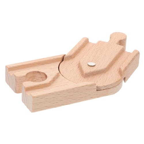 Vaguelly Eisenbahngleis Zug Spuren Eisenbahnerweiterungsblock Kinderspielzeug aus Holzeisenbahn Gleiszubehör aus Holz Lehrbahnspielzeug für Eisenbahnschienen aus Holz Gleismodell Vaguelly Eisenbahngleis Zug Spuren Eisenbahnerweiterungsblock Kinderspielzeug aus Holzeisenbahn Gleiszubehör aus Holz Lehrbahnspielzeug für Eisenbahnschienen aus Holz Gleismodell von Vaguelly