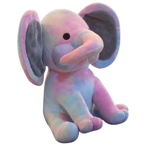 Vaguelly Elefanten Puppe Beruhigende Tierpuppe Beruhigen Puppe Huddle- Für Babys Hängendes Beruhigendes Puppenspielzeug Säuglingsspielzeug -plüschpuppe Colorful Stoff von Vaguelly