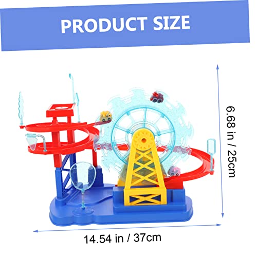 Vaguelly Elektrisches Kletterspielzeug für Musikfunktion Lernspielzeug für Jungen und Mädchen Kreatives Ferris Wheel Auto Sicheres Einfaches Spiel als zu Geburtstag und Feiertagen von Vaguelly