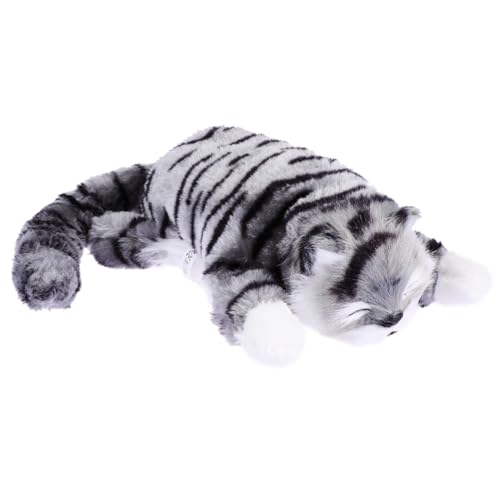 Vaguelly Elektrisches Plüsch katzenstofftier Rotierendes Kuscheltier ohne Batterie Weiches Lebensechtes Stofftier Geschenk für Katzenliebhaber Vaguelly Elektrisches Plüsch katzenstofftier Rotierendes Kuscheltier ohne Batterie Weiches Lebensechtes Stofftier Geschenk für Katzenliebhaber von Vaguelly