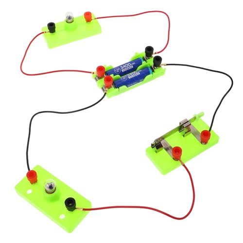 Vaguelly Elektronik Experimentierkasten für grundlegendes Elektrizität Lernset mit Reihen Parallelschaltungen Tragbares Physik Labor Kit für Schule und Heimunterricht von Vaguelly