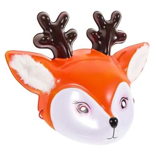 Vaguelly Entzückende Tiermaske Halloween Hirschmaske Party Cosplay Prop Neuheit Tiermaske von Vaguelly