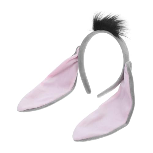 Vaguelly Esel Ohren Stirnband Elastisch Verstellbar Süßes Cartoon Tier Kostüm Haarreif Für Party Halloween Bühnenauftritt Karneval Geburtstag Vaguelly Esel Ohren Stirnband Elastisch Verstellbar Süßes Cartoon Tier Kostüm Haarreif Für Party Halloween Bühnenauftritt Karneval Geburtstag von Vaguelly
