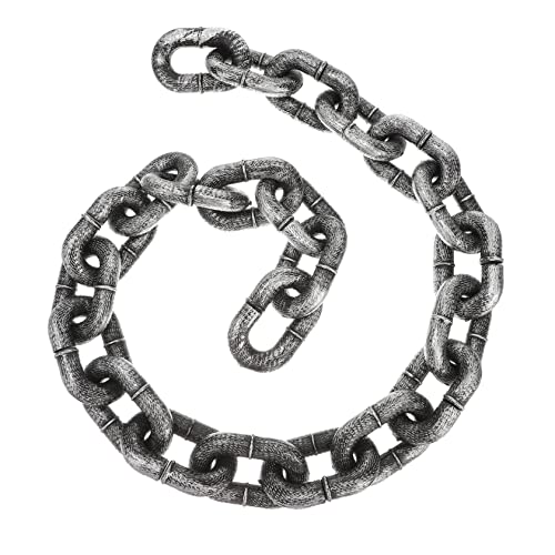 Vaguelly Falsche Kette Für Halloween Dekorationskette Lange Realistische Kunststoffkette Für Kostümparty Spukhaus Dekoration Halloween Zubehör Leicht Und Einfach Vaguelly Falsche Kette Für Halloween Dekorationskette Lange Realistische Kunststoffkette Für Kostümparty Spukhaus Dekoration Halloween Zubehör Leicht Und Einfach von Vaguelly