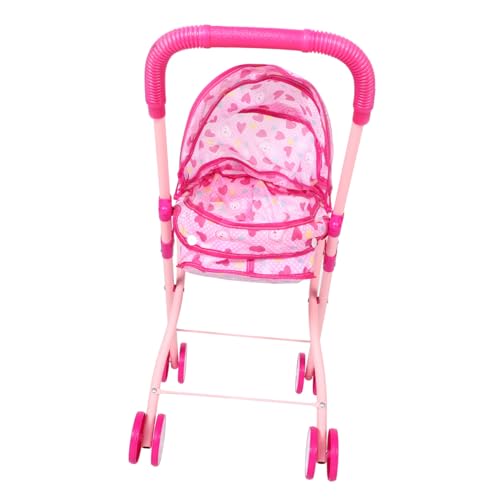 Vaguelly Faltbarer Puppenwagen Simulierter Kinderwagen für Kreative Rollenspiele für Familienausflüge und Fantasievolles für Ab Jahren Vaguelly Faltbarer Puppenwagen Simulierter Kinderwagen für Kreative Rollenspiele für Familienausflüge und Fantasievolles für Ab Jahren von Vaguelly