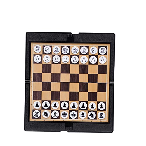 Vaguelly Faltbares Magnetisches Schachspiel Schachfiguren für Erwachsene Reise aus Hochwertigem Material Leicht und Langlebig Schachliebhaber Vaguelly Faltbares Magnetisches Schachspiel Schachfiguren für Erwachsene Reise aus Hochwertigem Material Leicht und Langlebig Schachliebhaber von Vaguelly