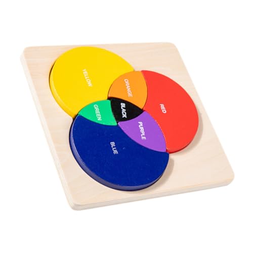 Vaguelly Farbenfrohes Holzpuzzle für Montessori Lernspielzeug zur Farberkennung und Kreativen Entwicklung Geeignet für Kleinkinder Sicher und Langlebig Vaguelly Farbenfrohes Holzpuzzle für Montessori Lernspielzeug zur Farberkennung und Kreativen Entwicklung Geeignet für Kleinkinder Sicher und Langlebig von Vaguelly