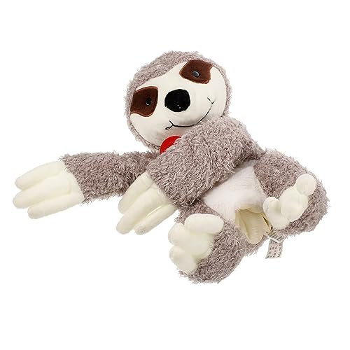 Vaguelly Faultier Handpuppe Rollenspiel Handspielzeug Lehrpuppe Story-time-Marionette Pädagogische Marionetten Cartoon-handpuppe Charakter Handpuppe Fingerpuppe Plüsch Beweglich Eltern-Kind von Vaguelly