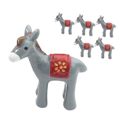 Vaguelly Figuren Satz aus Kunstharz 6 Stücke Nette Miniatur Eselfiguren für Selbstgemacht Mikrolandschaften und Miniaturgärten Tierornamente für Kreative Dekoration Vaguelly Figuren Satz aus Kunstharz 6 Stücke Nette Miniatur Eselfiguren für Selbstgemacht Mikrolandschaften und Miniaturgärten Tierornamente für Kreative Dekoration von Vaguelly