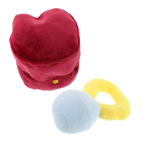 Vaguelly Flauschiges Plüsch-ringspielzeug Für Die Freundin: Romantischer Stoffschmuck – Kreatives Für Mädchen – Leicht Zu Reinigen Und Maschinenwaschbar Vaguelly Flauschiges Plüsch-ringspielzeug Für Die Freundin: Romantischer Stoffschmuck – Kreatives Für Mädchen – Leicht Zu Reinigen Und Maschinenwaschbar von Vaguelly