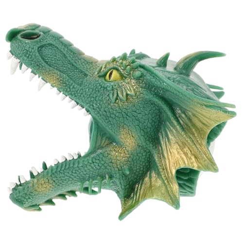 Vaguelly Fliegendes Drachen-handpuppenspielzeug Handspielzeug Handpuppentier Puppen Für Kleinkinder Marionette Handpuppen Für Geschichte Sprechende Handpuppe Puppen Für Green von Vaguelly