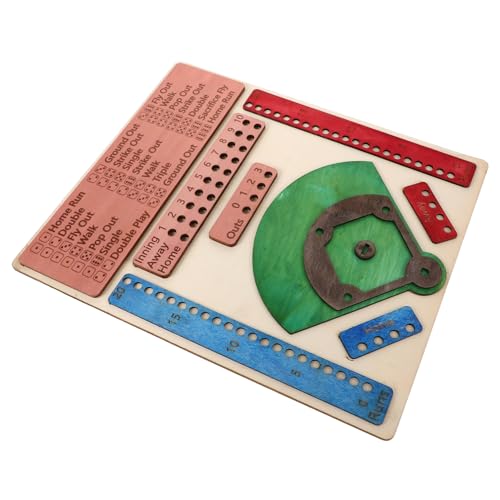 Vaguelly Essential Baseball-spielbrett Aus Holz Tischpartyspiel Vibrant Ages von Vaguelly