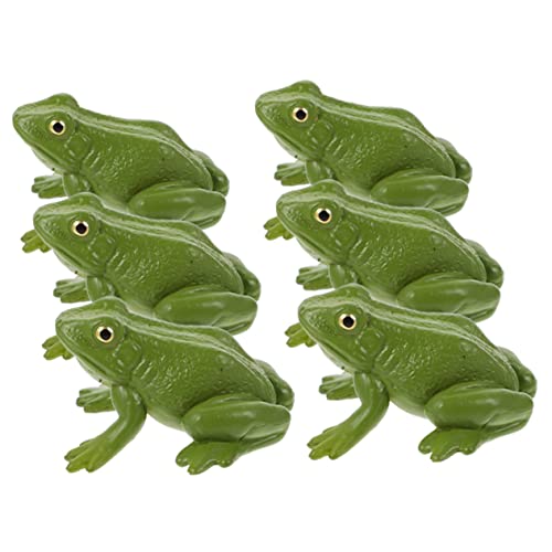 Vaguelly Frosch Figuren Set Realistische Miniatur Frosch Deko Für Pädagogisches Dekoratives Accessoire Für Bonsai Und Mikrolandschaften Vaguelly Frosch Figuren Set Realistische Miniatur Frosch Deko Für Pädagogisches Dekoratives Accessoire Für Bonsai Und Mikrolandschaften von Vaguelly