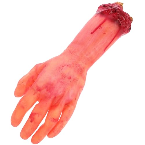 Vaguelly Gebrochene Hand Mit Prothese In Spukhausgaze Halloween Partykostüm Skelett Halloween Dekorationen Halloween Spinnennetz Dekorationen Halloween Horror Emulsion Zum Aufblasen von Vaguelly