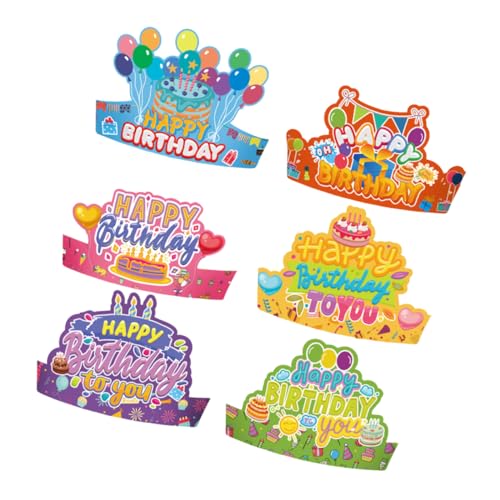 Vaguelly 12-teiliges Geburtstagskronen-set Aus Papier Für Jungen Und Mädchen Partyhut-set Geburtstagshut-requisiten Für Die Erste Geburtstagsparty Vaguelly 12-teiliges Geburtstagskronen-set Aus Papier Für Jungen Und Mädchen Partyhut-set Geburtstagshut-requisiten Für Die Erste Geburtstagsparty von Vaguelly