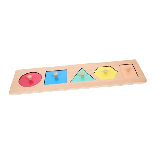 Vaguelly Geometrisches Formen Puzzle für Pädagogisches Montessori Form und Farbverständnis für Interaktive Eltern Aktivitäten von Vaguelly