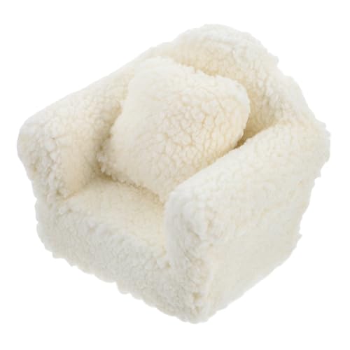 Vaguelly Gepolstertes Stoffsofa für Elegantes Einzelsofa für Dekoration im Puppenhaus Wohnzimmer Vaguelly Gepolstertes Stoffsofa für Elegantes Einzelsofa für Dekoration im Puppenhaus Wohnzimmer von Vaguelly