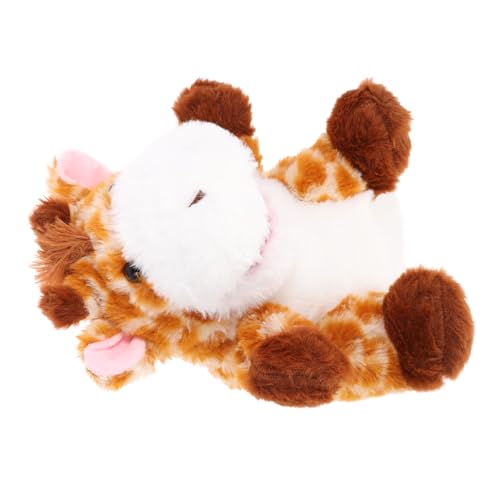 Vaguelly Geschichtenerzählende Giraffen Plüsch Handpuppe Interaktive Tierhandpuppe für Fördert Kreativität und Motorische Fähigkeiten für Rollenspiele und Geschichtenerzählen von Vaguelly