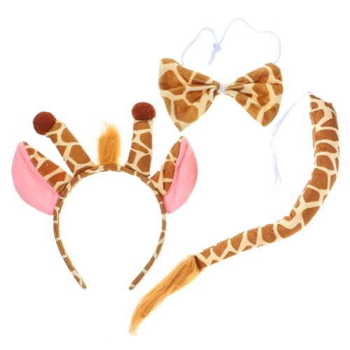 Vaguelly Giraffen kostüm Set für Tier cosplay mit Haarreif und Schleife Geeignet für Karneval Halloween Fasching Mottoparty und Geburtstagsfeiern Vaguelly Giraffen kostüm Set für Tier cosplay mit Haarreif und Schleife Geeignet für Karneval Halloween Fasching Mottoparty und Geburtstagsfeiern von Vaguelly