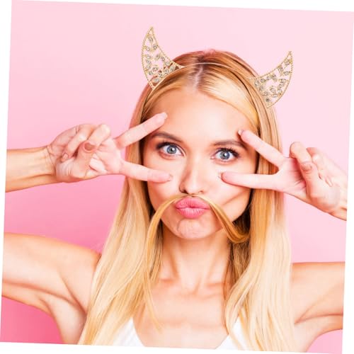 Vaguelly Glänzendes Party horn stirnband mit Funkelnden Strasssteinen Leichter und Bequemer Tier kopfschmuck für Karneval Cosplay und Festkostüme für Mädchen und Frauen Vaguelly Glänzendes Party horn stirnband mit Funkelnden Strasssteinen Leichter und Bequemer Tier kopfschmuck für Karneval Cosplay und Festkostüme für Mädchen und Frauen von Vaguelly