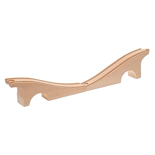 Vaguelly Gleisbausteine Zug Eisenbahnspielzeug Kinderanzug Zug-Szene-Track Spielzeugbrücke holzeisenbahn für holzspielzeug Bahngleisbrücke aus Holz Gleiszubehör Beige Vaguelly Gleisbausteine Zug Eisenbahnspielzeug Kinderanzug Zug-Szene-Track Spielzeugbrücke holzeisenbahn für holzspielzeug Bahngleisbrücke aus Holz Gleiszubehör Beige von Vaguelly
