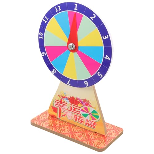 Vaguelly Glückslotterie-Unterhaltungskarussell Tisch-Preisrad Tisch- Einarmiger Maschine kinderknallzeug vielzweckleiter Glücksbrettspiel Party-Handelsrad Eisen von Vaguelly