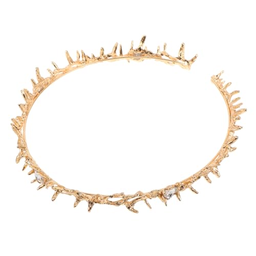 Vaguelly Goldene Dornenkrone für Halloween und Cosplay Handgefertigtes Leichtes Party-accessoire für Geburtstagsfeiern Mittelalterlich-gotischer Stil Vielseitig für Hexenkostüme und Vaguelly Goldene Dornenkrone für Halloween und Cosplay Handgefertigtes Leichtes Party-accessoire für Geburtstagsfeiern Mittelalterlich-gotischer Stil Vielseitig für Hexenkostüme und von Vaguelly