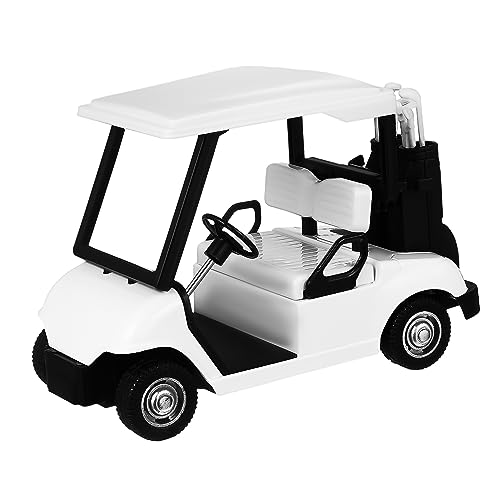Vaguelly Golfwagenmodell Golfwagen Spielzeug Golfwagen Dekoration Mini-Golfwagen Golfparty-Dekorationen Ornament Spielzeuge Golf-Party-Dekor Kinder-Golfauto Auto Model Partybedarf von Vaguelly
