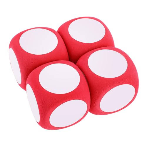 Vaguelly 6 cm Abgerundete Blanke Schaumstoffwürfel Würfel Für Jungen Und Mädchen Wischwürfel Lernspielzeug Für Spiele Im Klassenzimmer von Vaguelly