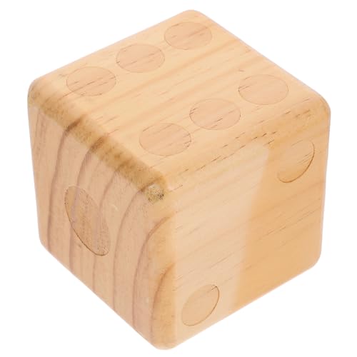Vaguelly Große Holzwürfel für Spiele im Freien Multifunktionale Holzspielwürfel für Gartenpartys und Aktivitäten von Vaguelly