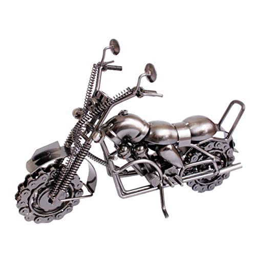 Vaguelly Großes Motorradmodell Aus Kreative Metallkunst Für Moderne Wohnkultur Silbergrau Detaillierte Motorradskulptur Als Dekoration Für Zuhause Vaguelly Großes Motorradmodell Aus Kreative Metallkunst Für Moderne Wohnkultur Silbergrau Detaillierte Motorradskulptur Als Dekoration Für Zuhause von Vaguelly
